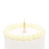 Pearl White Bullet Candle