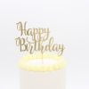 Gold Mirror Happy Birthday