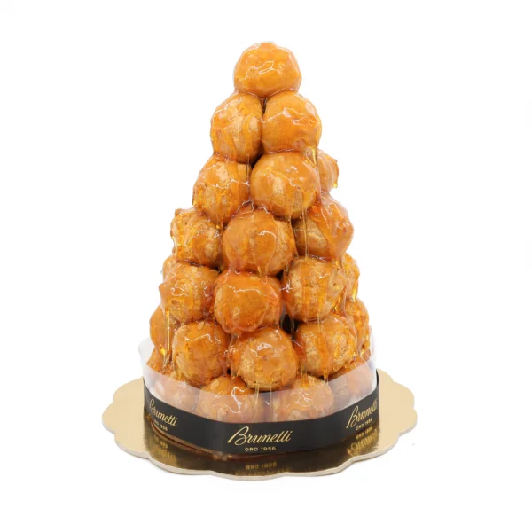 Keywords: Croquembouche, white plate.