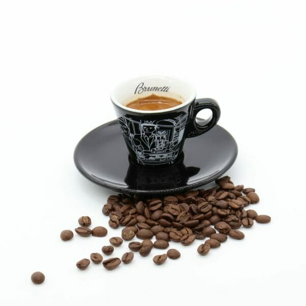 Black Porcelain Espresso Cup