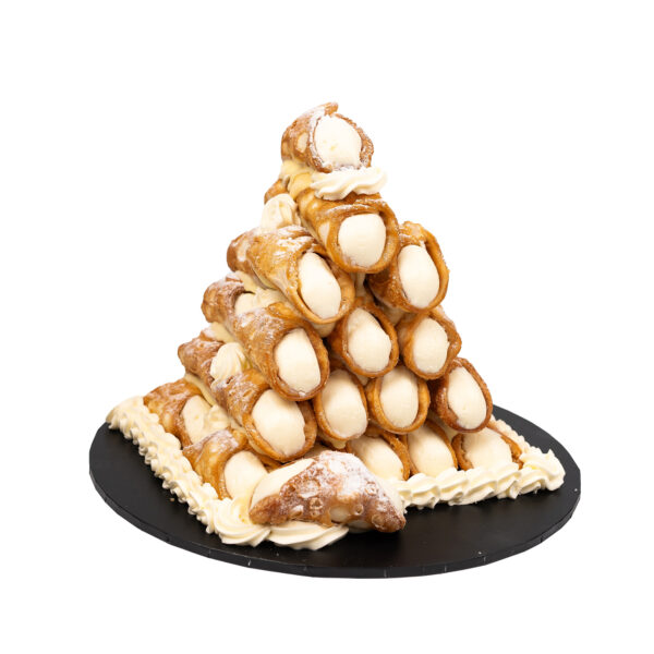 Sicilian Ricotta Cannoli Tower