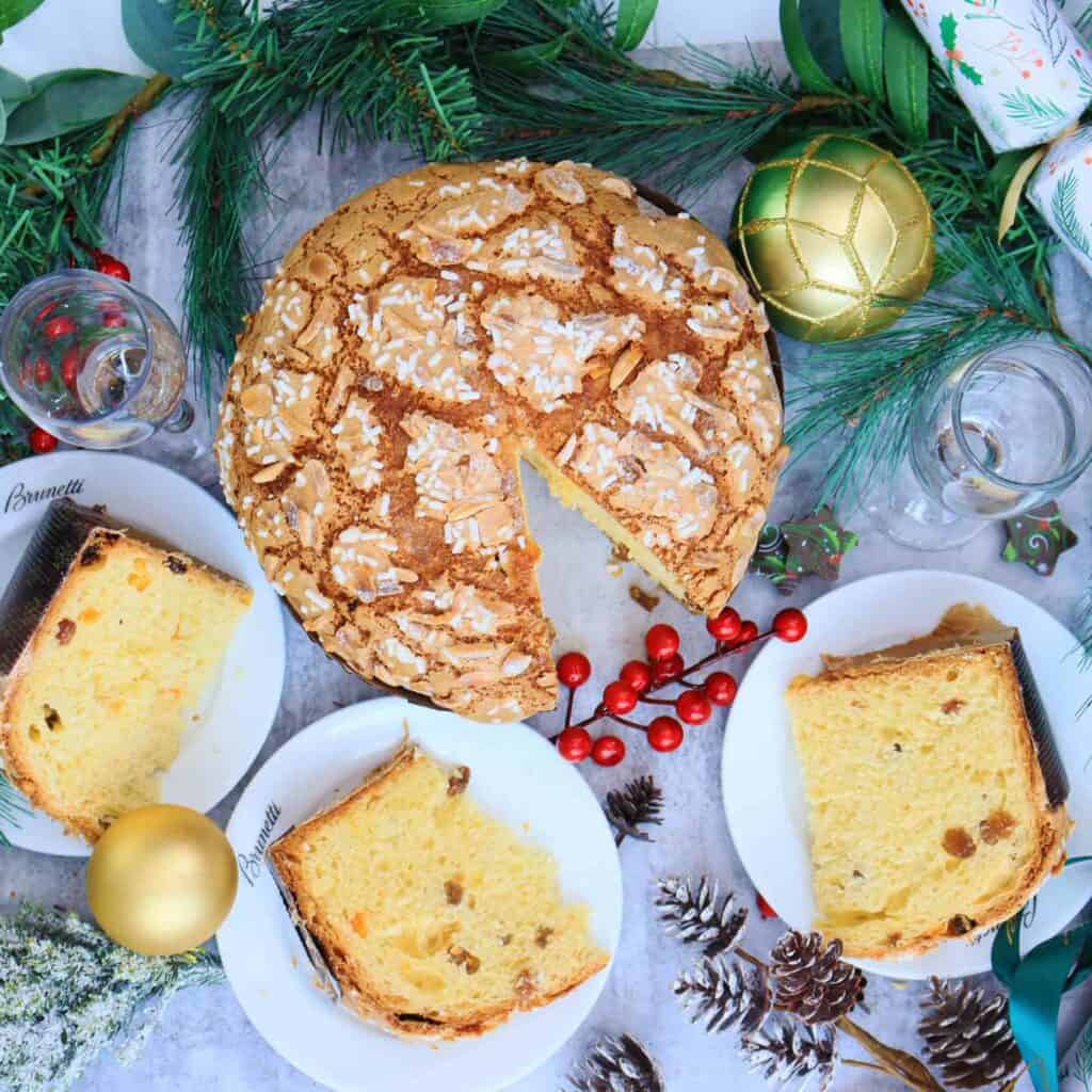 Panettone Christmas cake