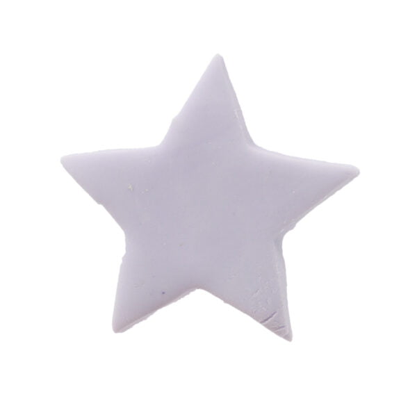 A white star shaped object on a white background.