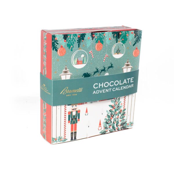 A Chocolate Baubles advent calendar is shown on a white background.