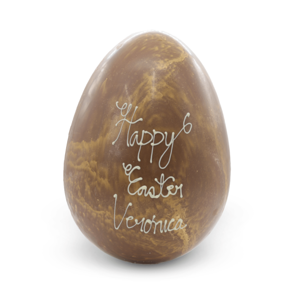 A Personalised Easter Egg in medium size.