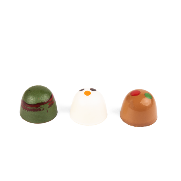 6 Piece Christmas  Chocolates (3 variations) - Image 2