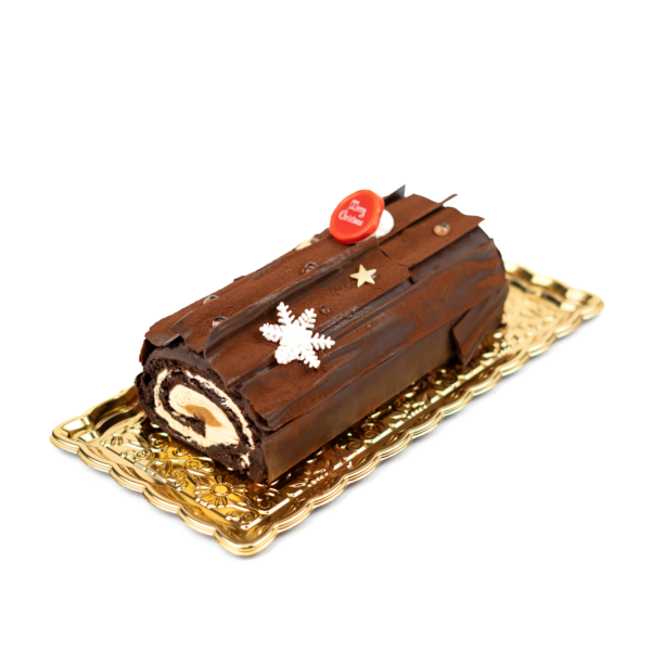 Classic Chocolate  Yule Log