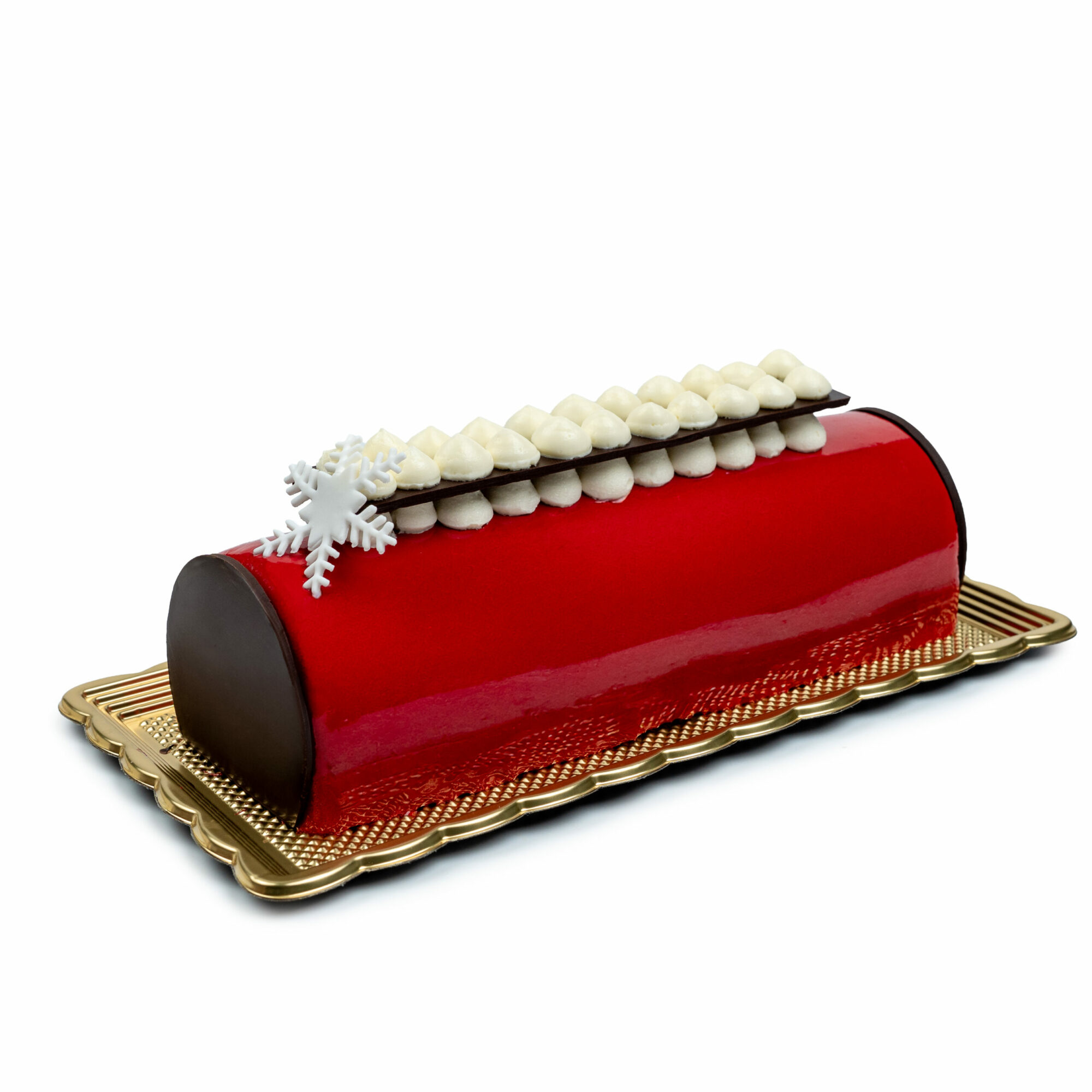 Cherry Christmas Log